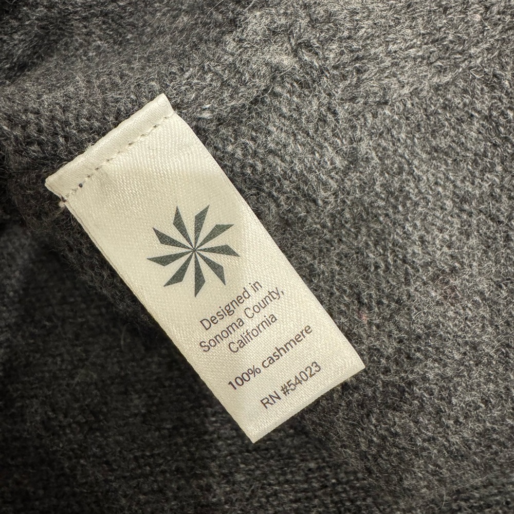 Athleta Red Color-Block Cowl & Turtleneck Cashmer… - image 4